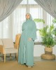 Ammara Abaya Dress (Dusty Green)